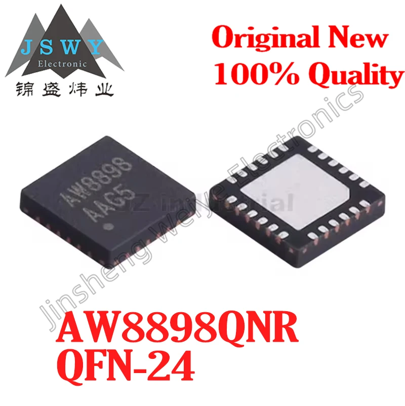 

(1/10 Piece) AW8898QNR QFN-24 AW8898 High Performance Audio Amplifier Chip Brand New Original In Stock Eletronics