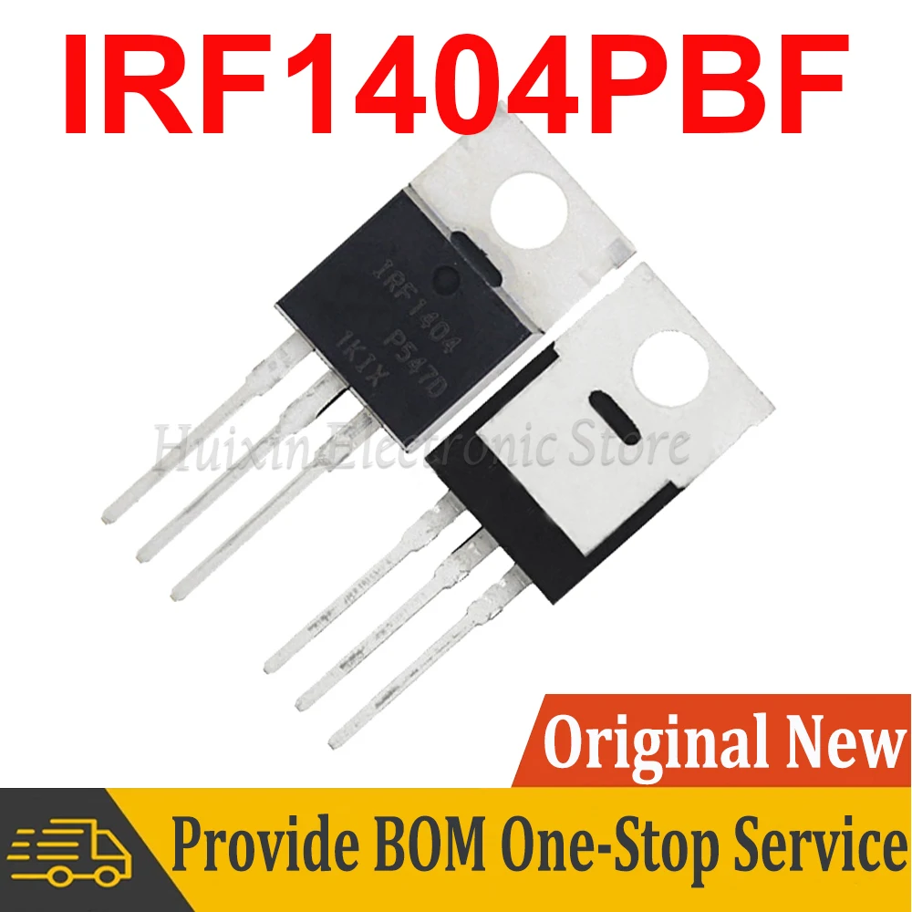 2pcs IRF1404PBF TO220 IRF1404 TO-220 40V 202A MOS FET transistor New and Original IC Chipset