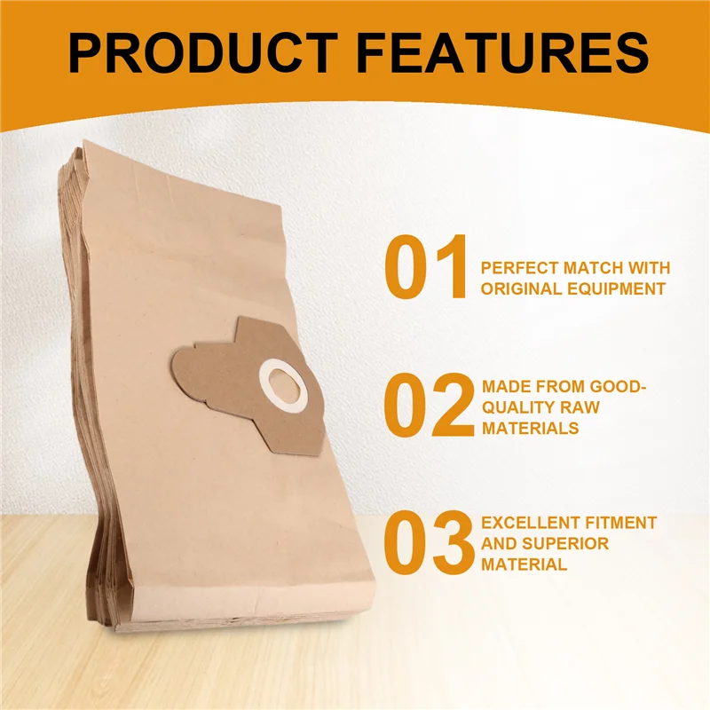 A73M-Kompatibel dengan Oushen Pembersih Vakum Kantong Kertas Kantong Debu Aksesori Kantong Sampah