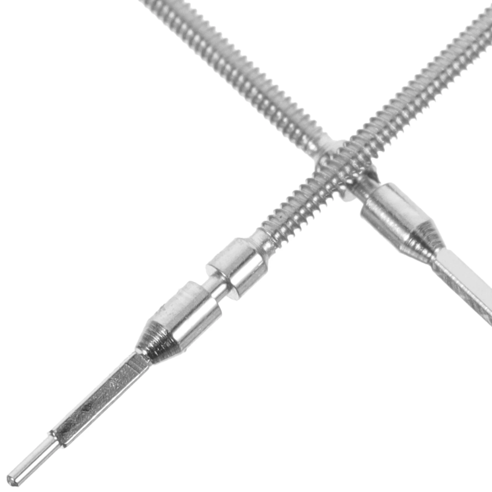 

10pcs Watch Stems Mechanical Movement Handlebars Crown Kit Core Silver Replacement Parts Repair Tools Metal Winding Stems