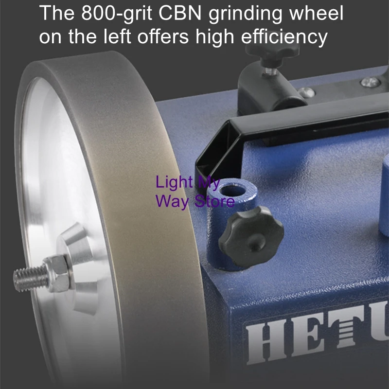 10-inch knife sharpener; electric CBN grinding wheel for sharpening; low-speed knife sharpener for home use