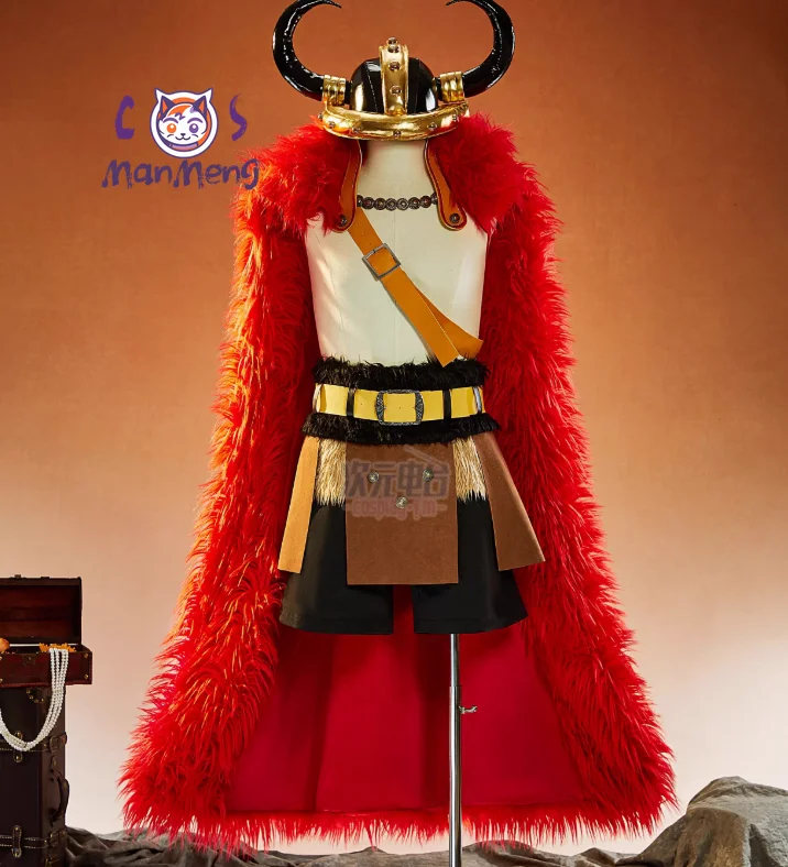 

Anime OP Monkey D. Luffy Elbaph Cosplay Costume Cloak Headwear Shorts Props Halloween Carnival High Quality Man Uniform