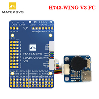 MATEKSYS H743-WING V3 Flight Controller ICM42688P Built-in OSD Baro 3-8S PWM Outputs for RC Multirotor Airplane Fixed-Wing Drone