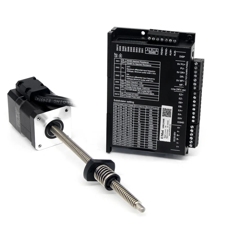 

UMOT Dc Closed Loop Stepper Motor Nema 17 Lead Screw Stepper Motor Closed Loop Lead Screw Stepper Motor for Hotel Robot Service