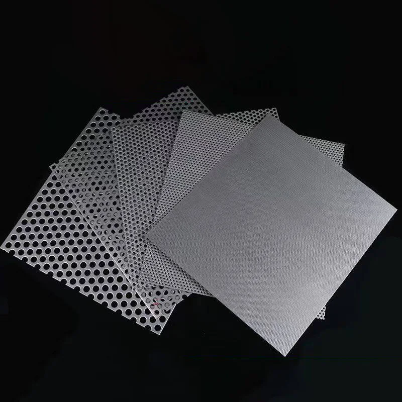 304 Stainles Steel Perforated Shower Drain Cover Hair Catcher Grate with Anti-Slip Trellis Guard for Bathroom Floor Balcony pad