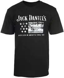 Jack Daniel’s JD Flag Made in America T-Shirt (Large) Black