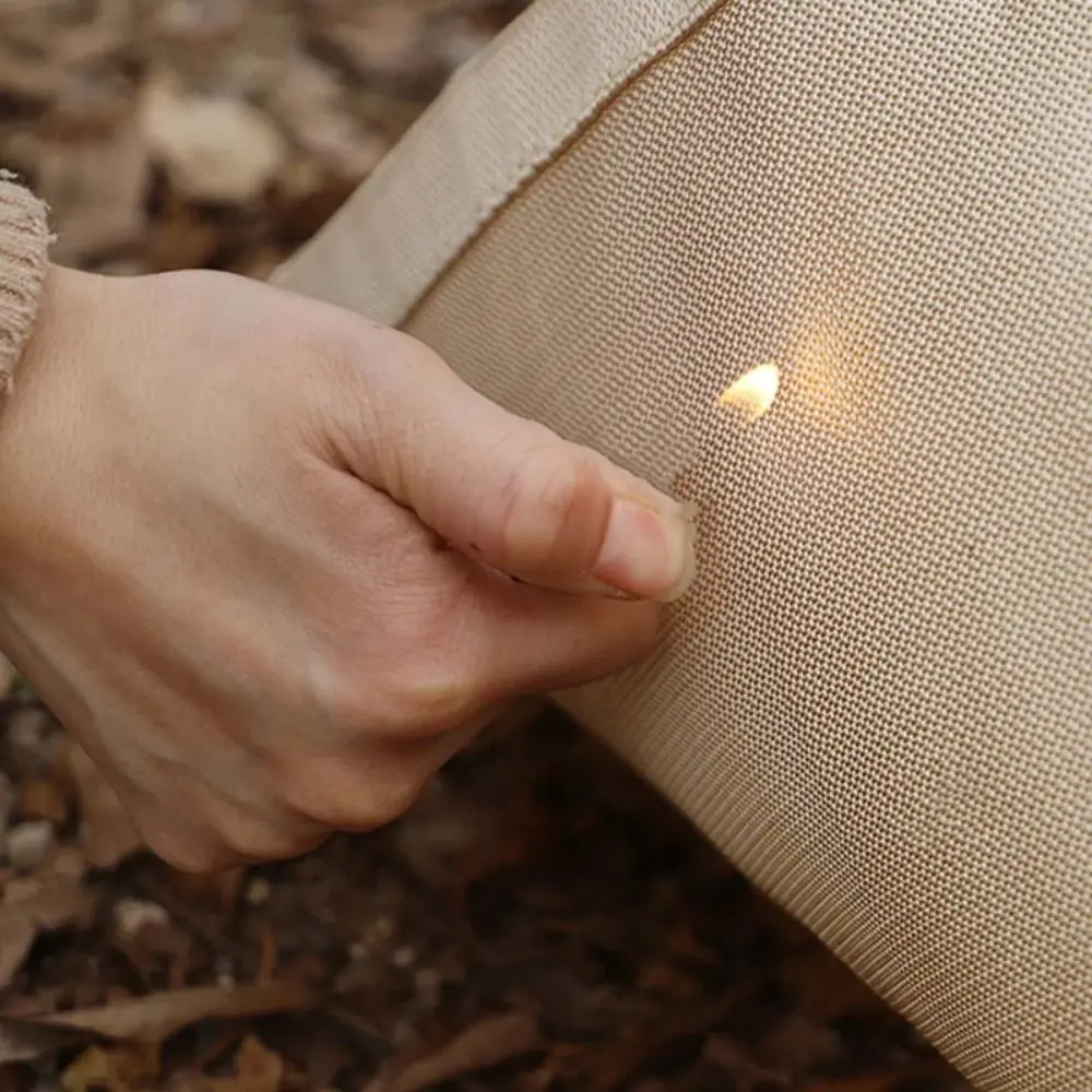

Glass Coated Camping Fireproof Cloth Fiberglass Multidimensional Outdoor Under Grill Mat Black/Khaki Blanket Flame Retardant Mat