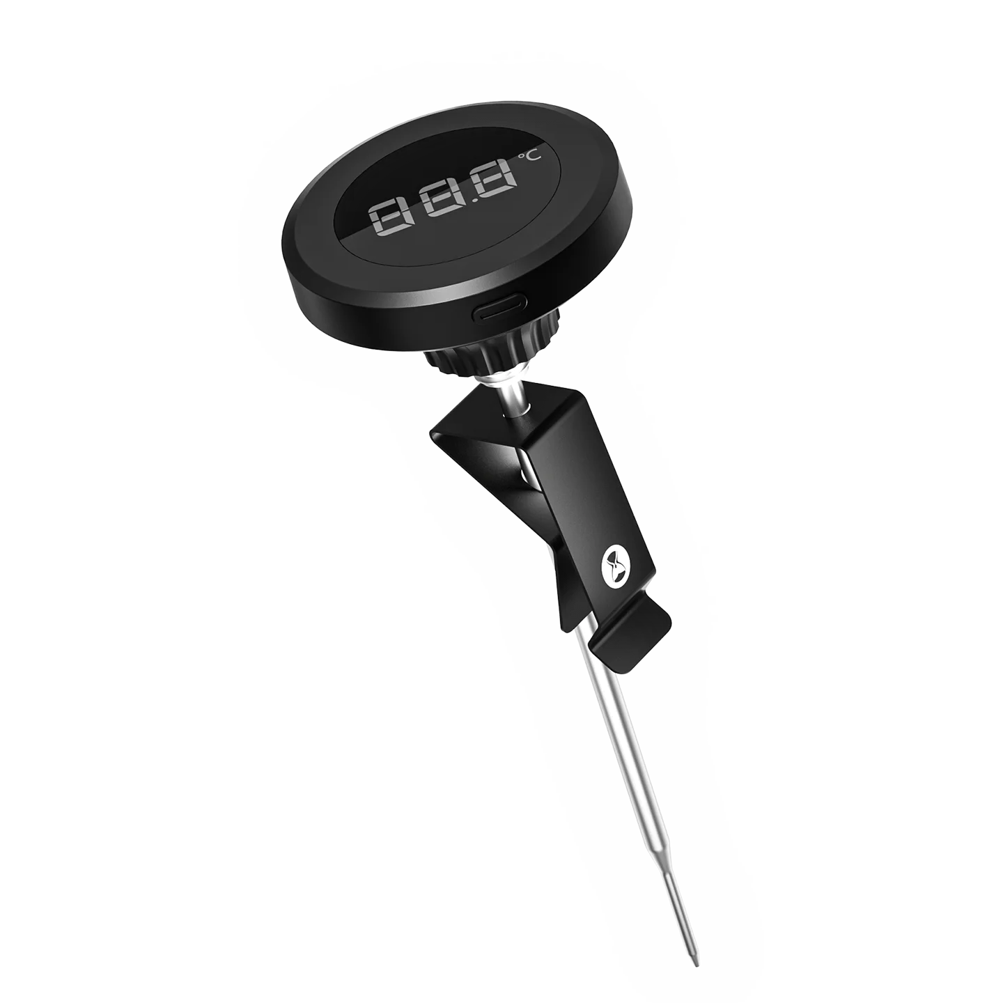 TIMEMORE Digital Thermometer 2 Instant‑Read Coffee Milk Temperature Probe LED Display Adjustable Clip ‑20℃‑120℃ Barista Kitchen