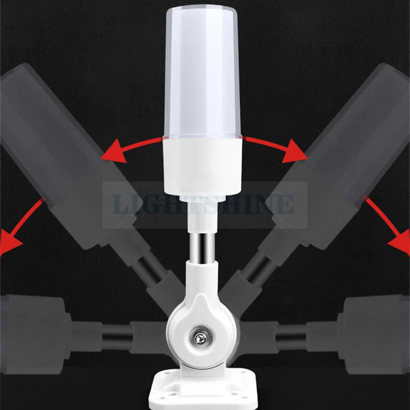 Imagem -06 - Luz de Advertência da Máquina do Diodo Emissor de Luz Uma Camada de Três Cores Equipamento Piscando Farol Luz Dobrável com Som 24vdc