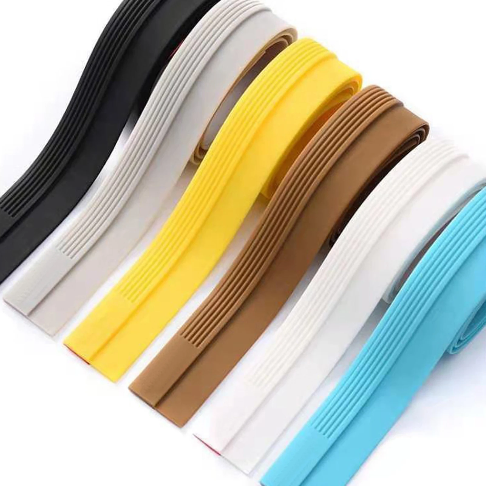 Door Bottom Seal Strip Tape Sealing Sticker Adhesive Anti-Collision For Windproof Dust Proof Weatherproof Soundproof