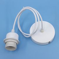 Retro Lamp Holder Light Pendant Fitting Ceiling E27 Light Base Useful Extension Hanging Lantern Lighting Lamp Shade