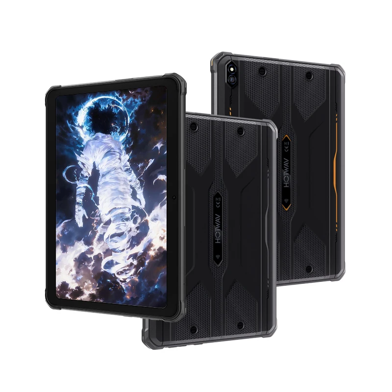 HOTWAV R10 Pro Rugged Tablet 10800mAh Massive Battery 10.1'' HD+ Display Pad Android 14 8GB 256GB 13MP 4G Global Tablet PC