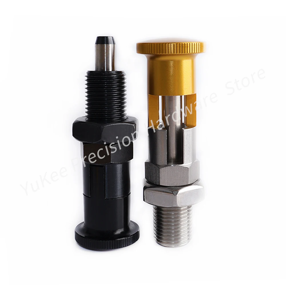 Factory In Stock YK210 Cone Head/Round Head/Flat Head Pin Knob Plunger Indexing Plunger Spring Pin Locking Spring Screw With Nut