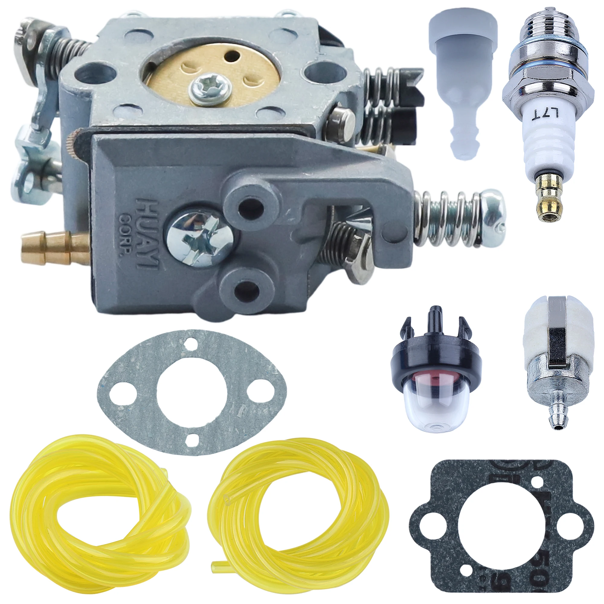 ชุดคาร์บูเรเตอร์ WT-946ปรับแต่งสำหรับเลื่อยไฟฟ้า CS-310เสียงสะท้อนแทนที่ A021001700ด้วยตัวกรองอากาศ P021016500