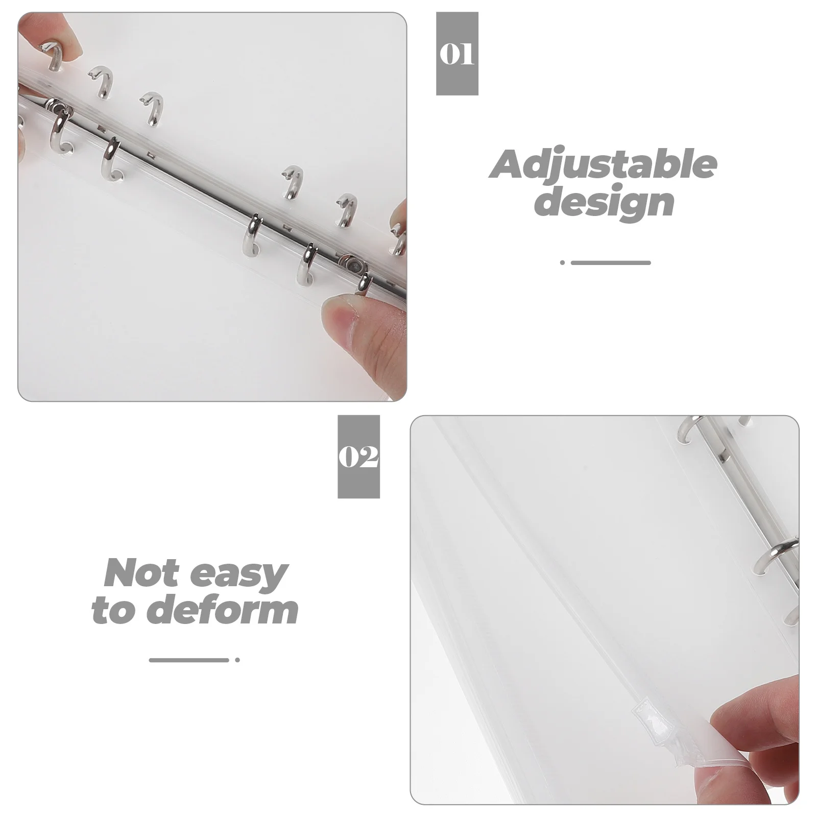 

1 Set A6 Size Matte Eva Pill Organizer Pouches Self Sealing Bags For Medicine Travel Small Clear Storage Personal Organizers