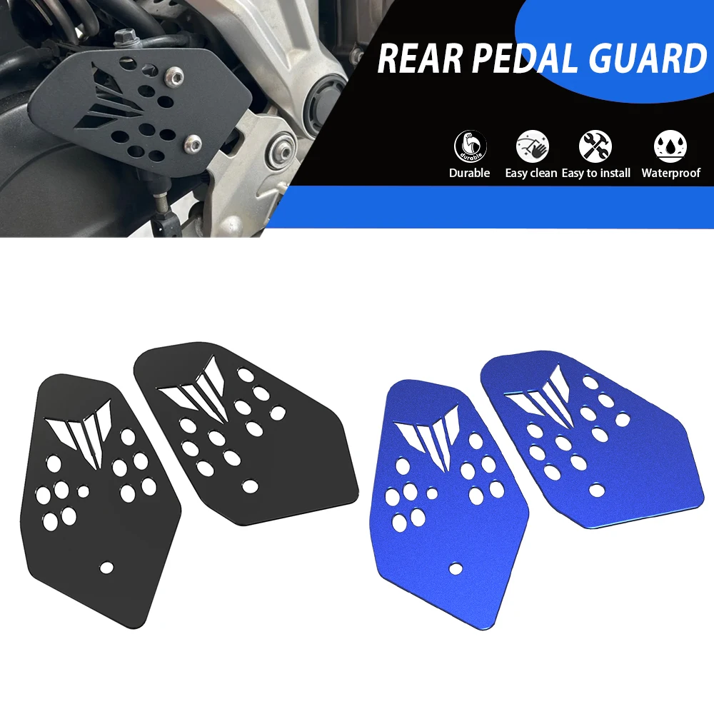 Acessórios para Motocicleta YAMAHA MT07 XSR700 FZ07 MT-07 MT 07 2014-2024: Pedaleiras, Apoios de Pé, Placas de Calcanhar e Protetores de Pedal