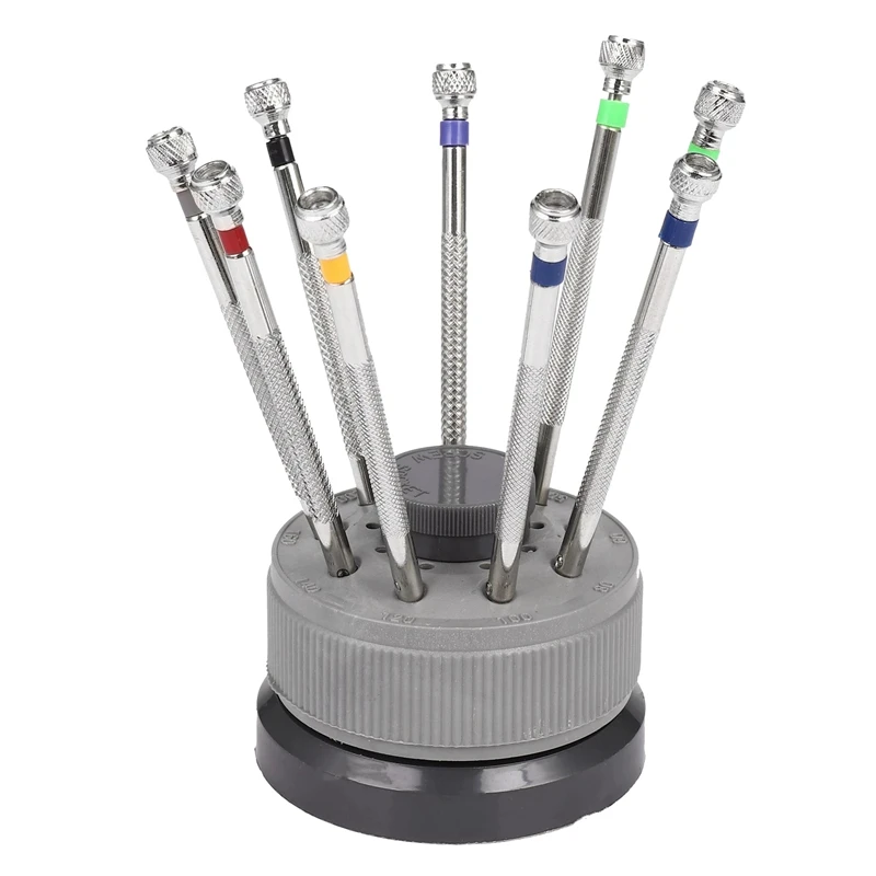 0.5-2.5Mm Steel Precision Screwdriver Set Watch Repair Tool Kit 9Pcs For Watch Repairing