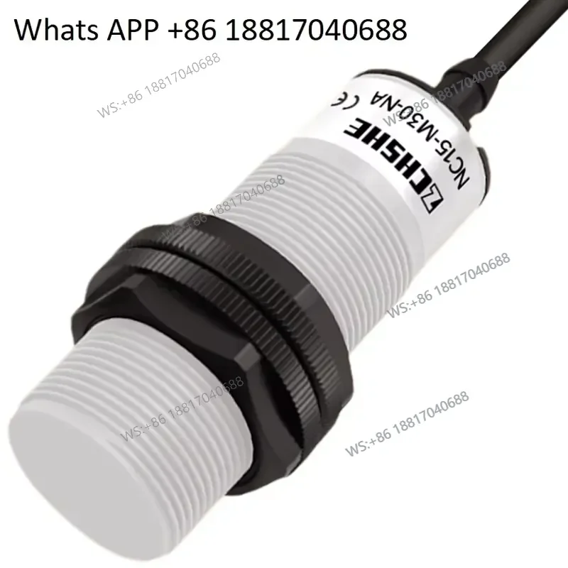 1PC for M30 Capacitive Proximity Switch Cylindrical Liquid Level Sensor Plastic Non-metallic Detection Control