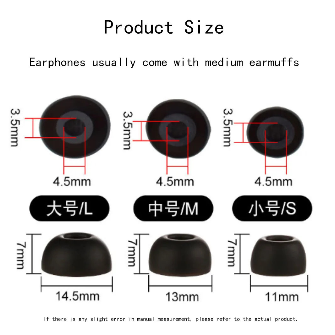 or Huawei Freebuds 4i 5i Honor Earbuds X3 Original Ear Tips Silicone Ear Cushion Replacement Earphone Earpads Earbuds Ear Plugs