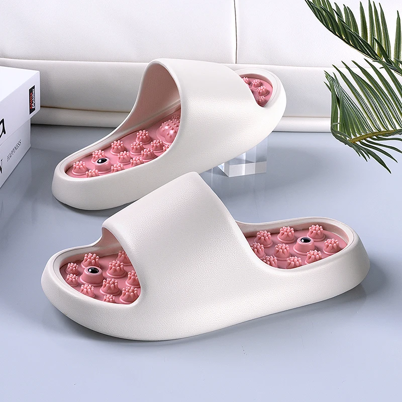 Fußmassage-Hausschuhe für Frauen, Akupressur-Pantoffeln für den Hausgebrauch, Lässige Fußstressabbau-Sandalen, Outdoor-Strandsandalen – Detail 5