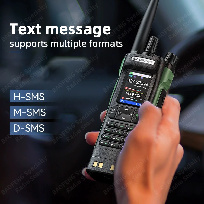 Baofeng DMR DM-32 디지털 워키 토키 GPS 듀얼 모드 아날로그 Aes256 TDMA 듀얼 타임 슬롯 AM FM APRS 장거리 통화 햄 라디오