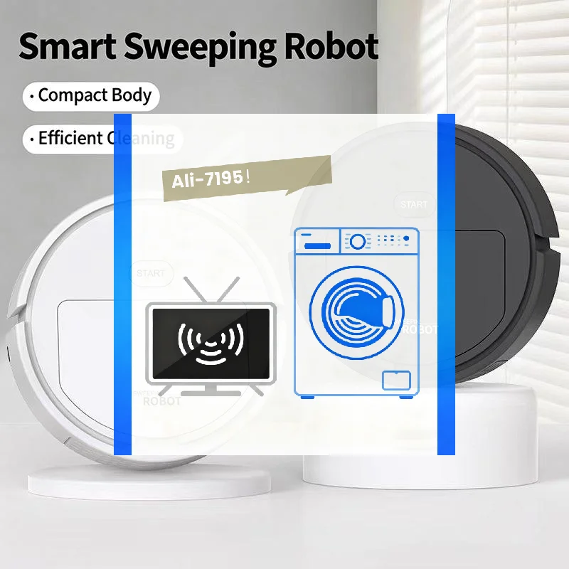 New Automatic Robot Vacuum Cleaner Smart Sweeping Dry Wet Cleaning Machine Charging Intelligent Vacuum Cleaner for Home