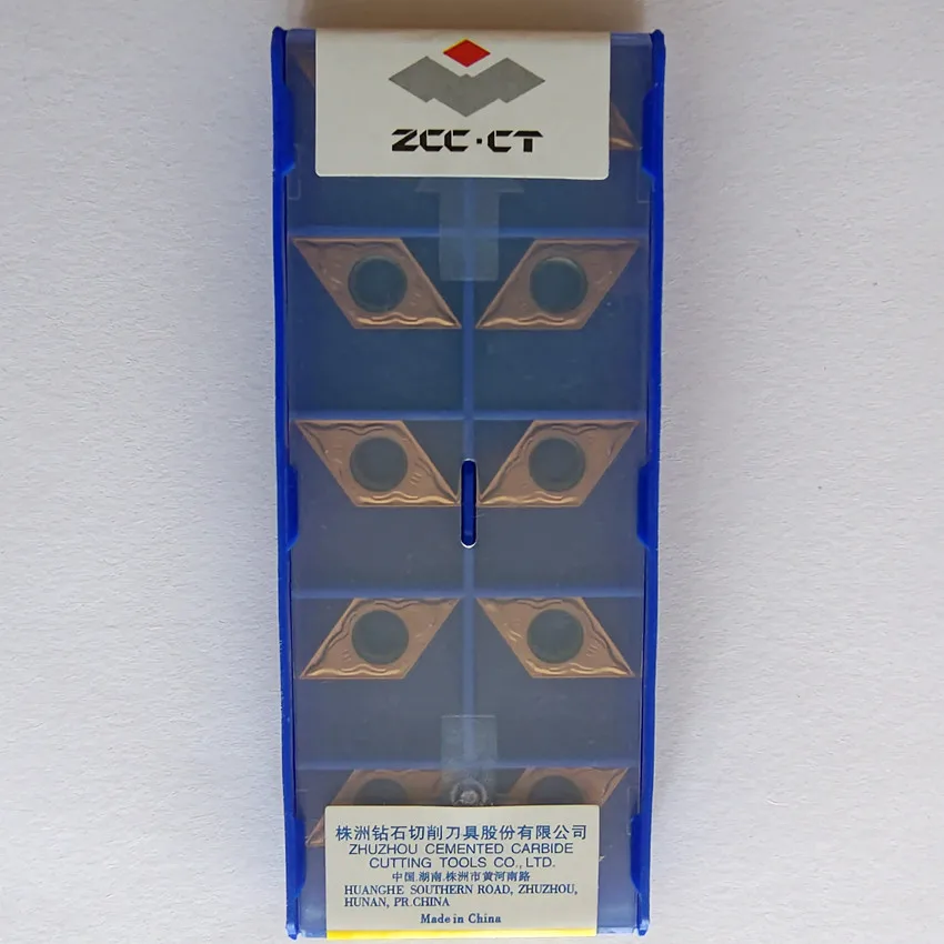 DCMT11T302-AHF YB9320/DCMT11T304-AHF YB9320/DCMT11T308-AHF YB9320 DCMT32.51 DCMT32.52 ZCC.CT CNC lama inserti in metallo duro 10 pz/scatola