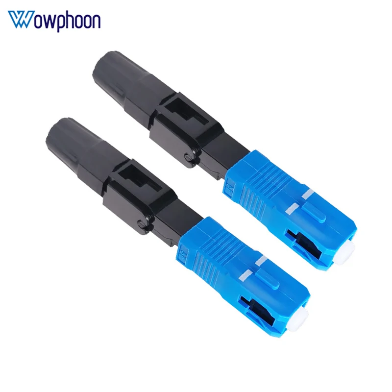 Fiber Optic Fast Connector, SC APC, UPC, FTTH Drop Cable, SC, UPC, UPC, 20Pcs