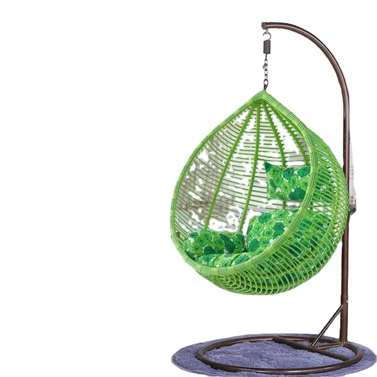 Low Price Swing Person Handmade Adult  Rattan Patio Swing