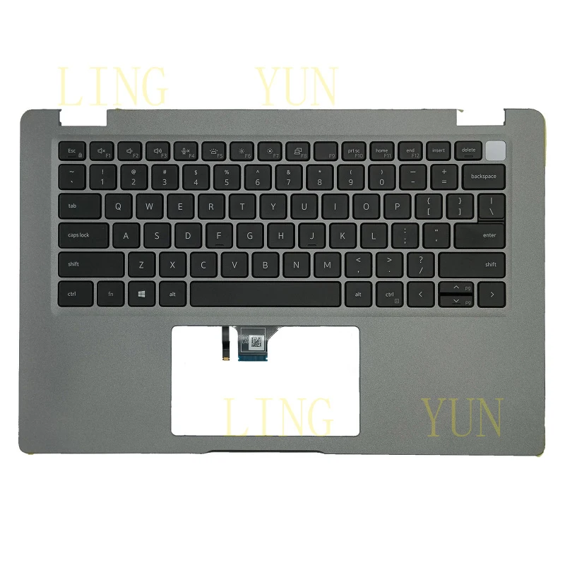 

Z 0WXKXK WXKXK For Dell Latitude 5430 E5430 Upper Case Palmrest Backlit Keyboard