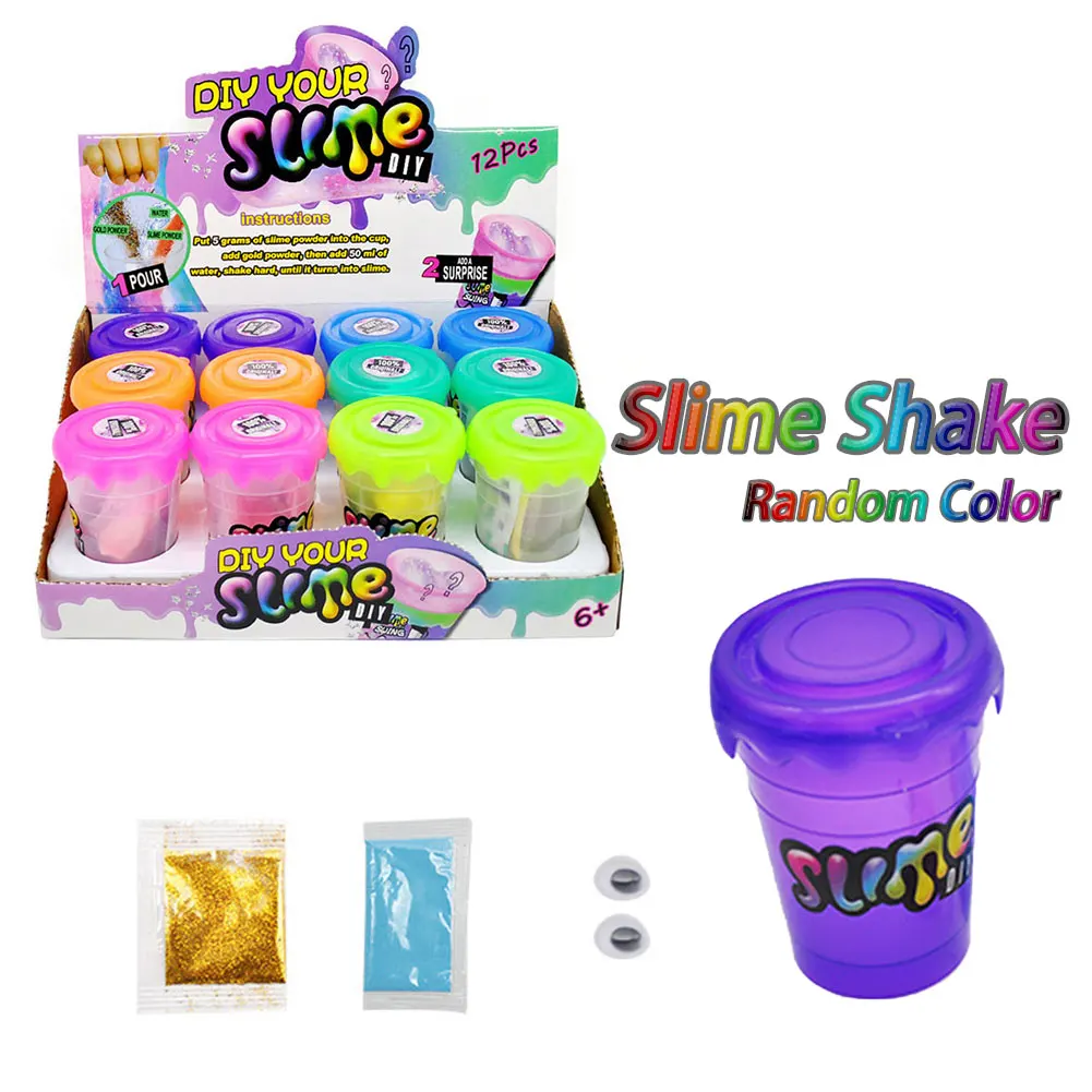 DIY For Slimes Charms Glitter Make Fluffy SlimesKit Filler Powder Soft Polym Clay Set Antistress Kids Toy