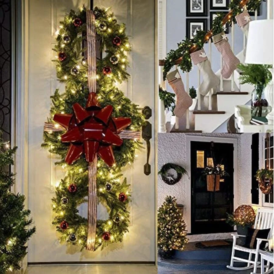 2 Pack 13Feet 50Count Clear Christmas Light Set, Incandescent Mini Christmas Lights, Connectable 120V Clear Tree Lights for Wed
