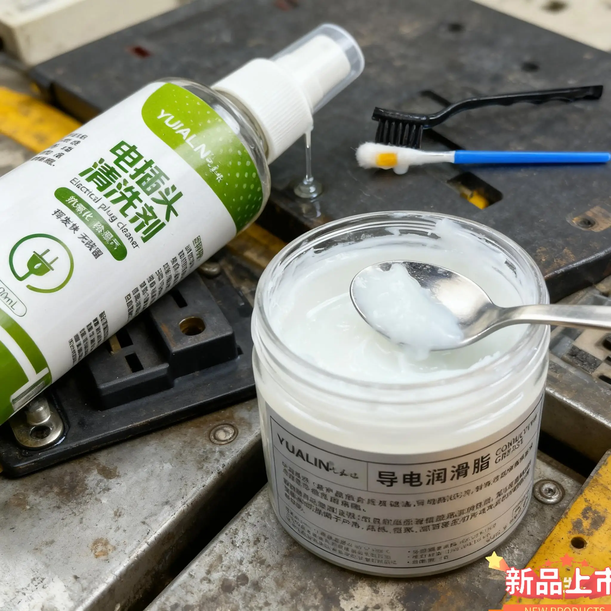 Limpiador de contacto eléctrico de 100 ml, aerosol en aerosol de secado rápido, equipo industrial, piezas de automóvil, accesorios desengrasantes
