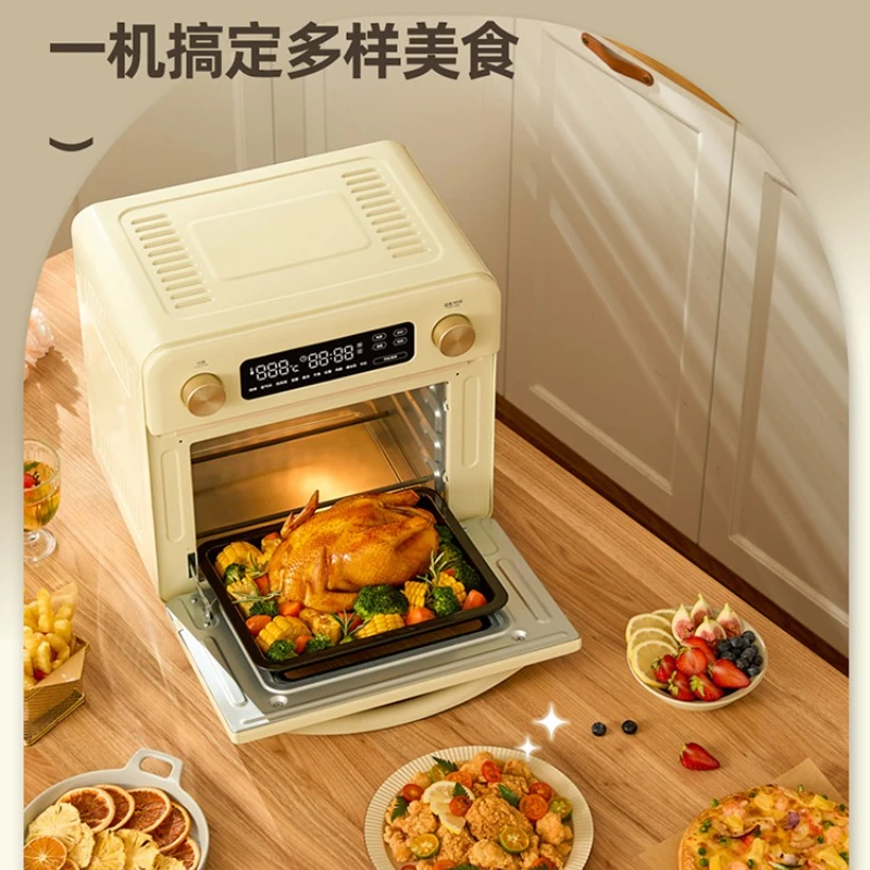 Air fryer household new electric oven all-in-one machine with large capacity and double heating