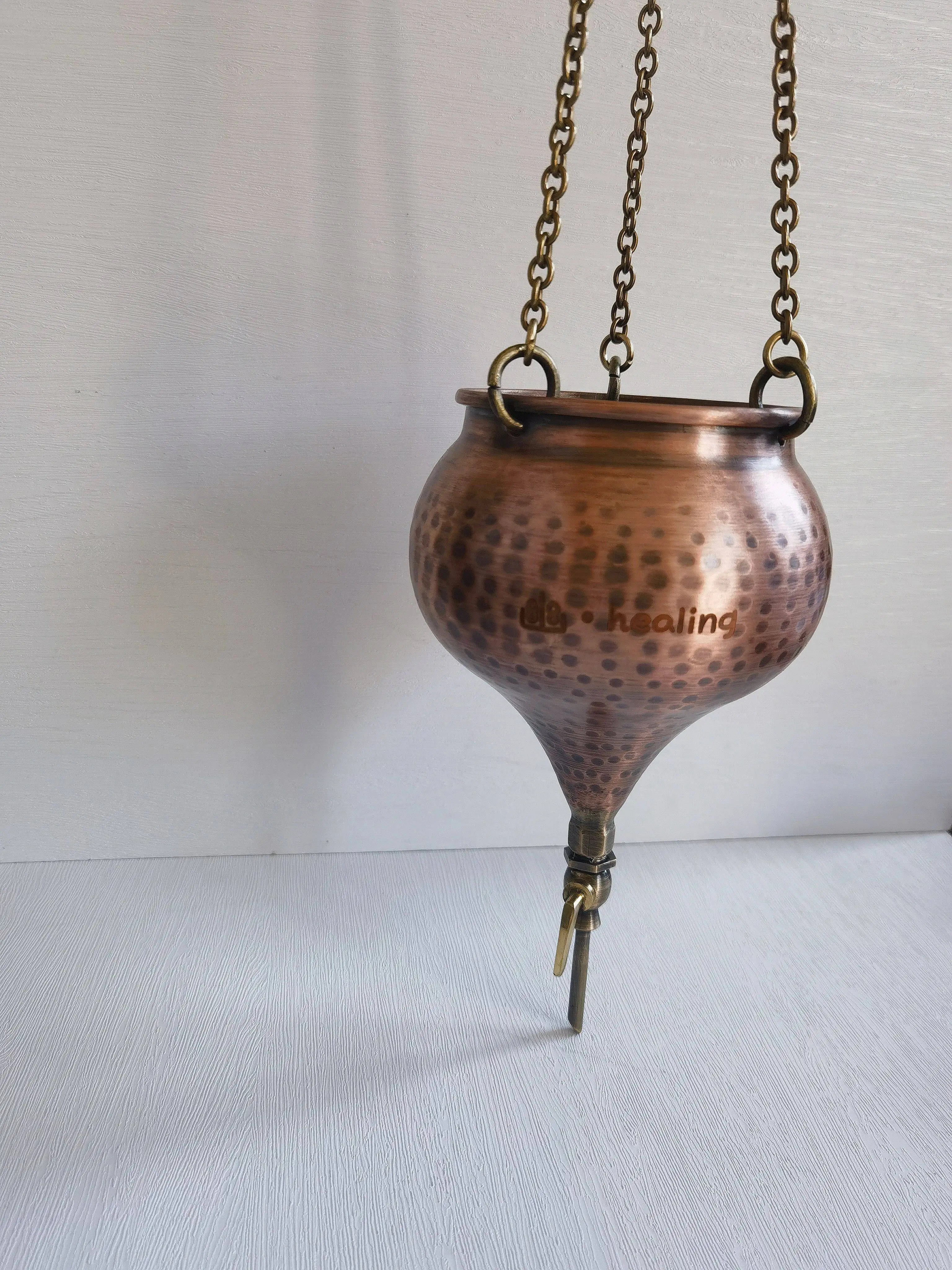 Pure copper oil dripper can be determined, oil guide SPA oil therapy, free logo engraving