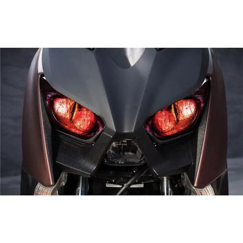 2X Motorcycle Accessories Headlight Protection Sticker Headlight Sticker For Xmax 300 Xmax 250 2017 2018 B