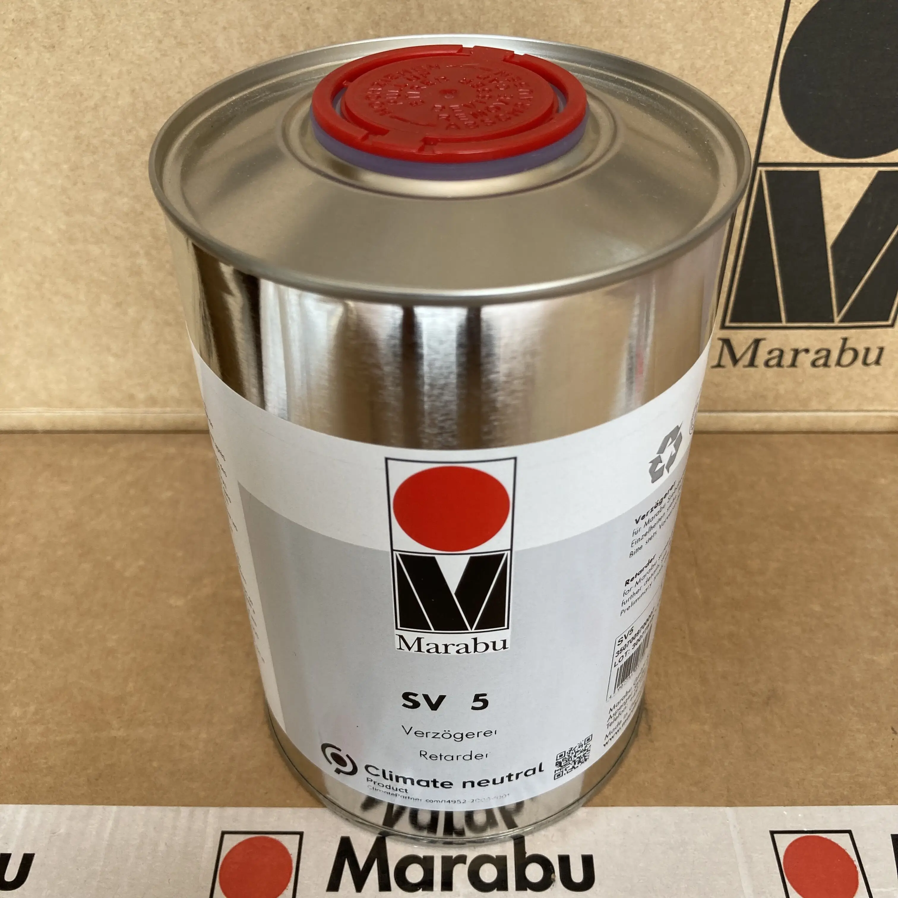 Marabu SV5 Slow-Drying Agent, Medium-Slow Thinner, Retarder for Ink Dilution