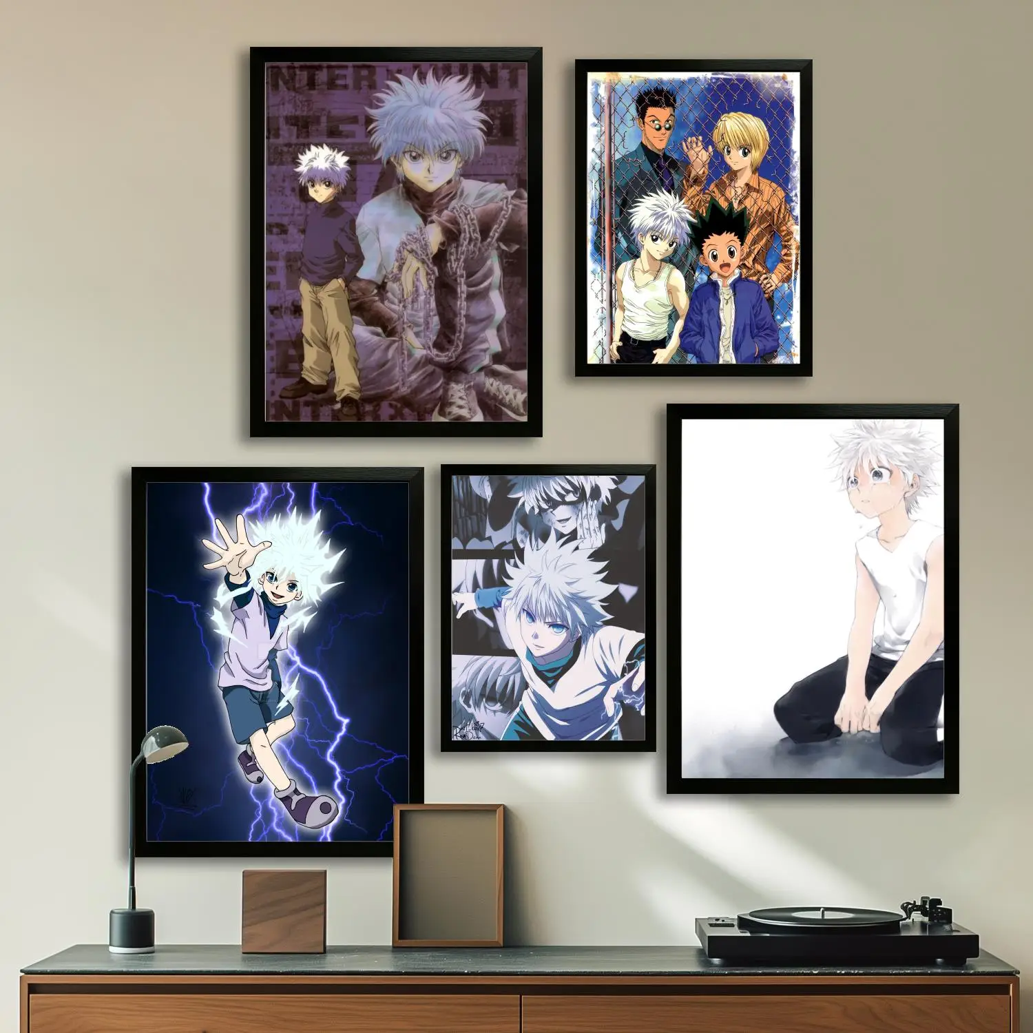 killua Canvas Art Poster, Wall Art, Picture Print, Modern Family, Bedroom Decor, Posters,Decorative painting