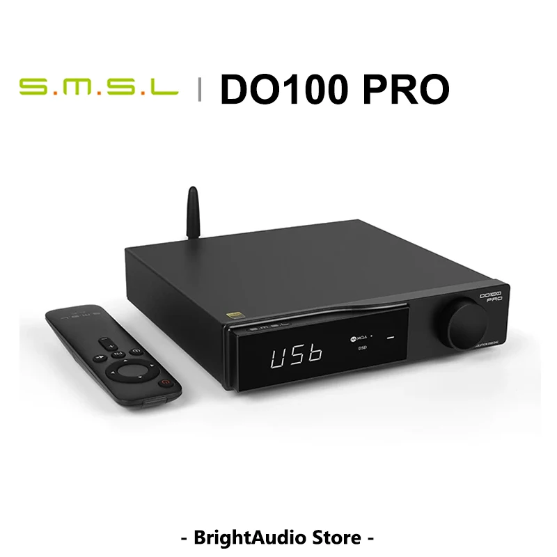 

SMSL DO100 Pro MQA HiFi Balanced Desktop DAC Hi-Res Audio Decoder Dual ES9039Q2M Bluetooth 5.1 LDAC HDMI-ARC for PS5