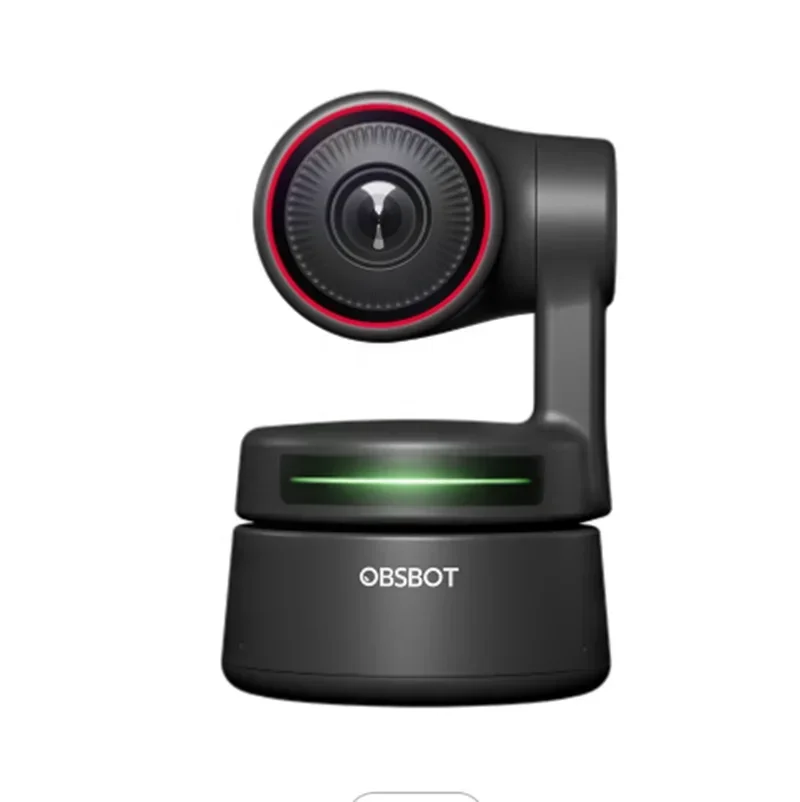 OBSBOT Tiny 4K AI-Tracking Auto-Framing Gesture Control Dual Omni-Directional Mic Recording PTZ Streaming Webcam