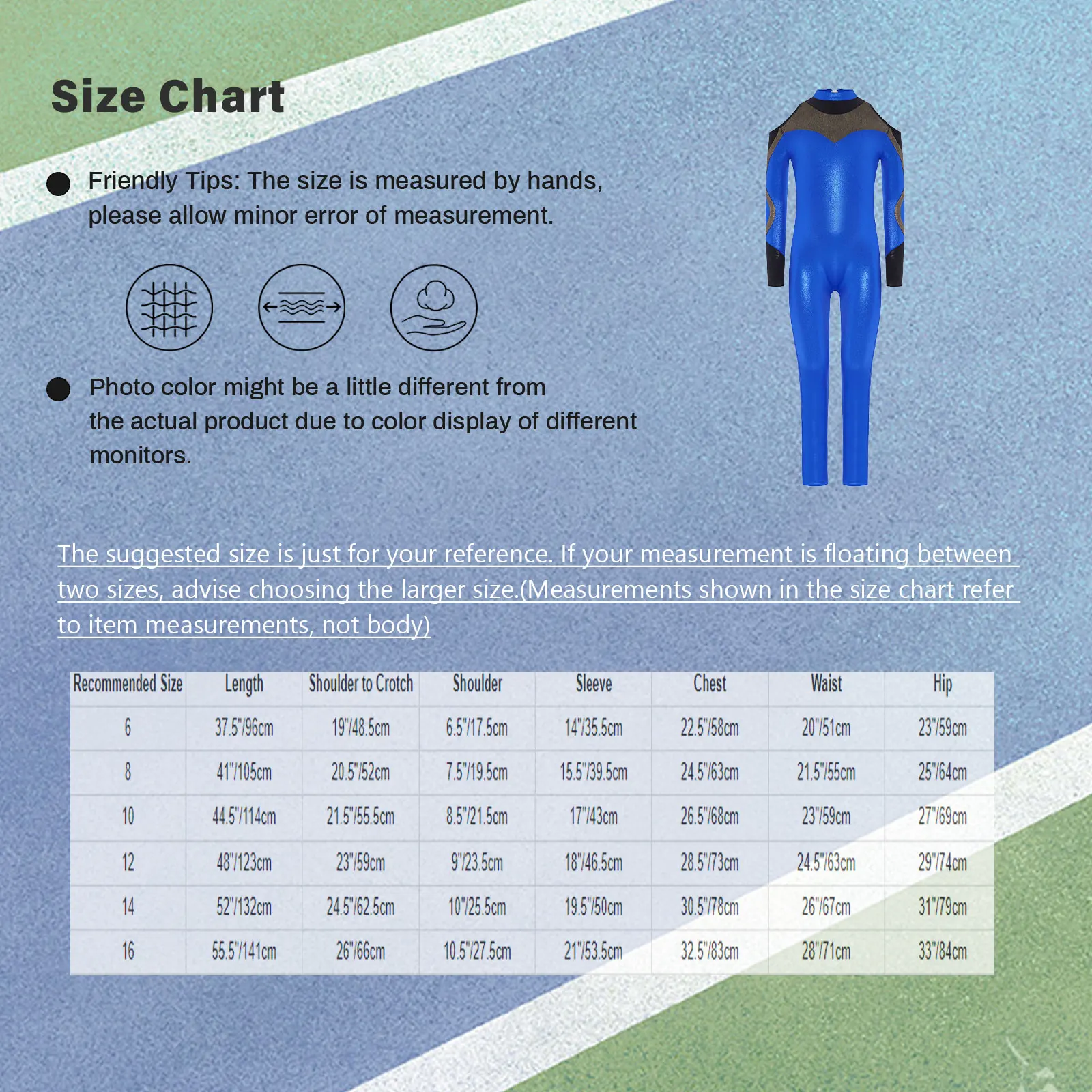 Kids Girls Acrobatics Gymnastics Dance Jumpsuit Long Sleeve Cold Shoulder Contrast Color Metallic Dance Bodysuit Yoga Sportswear