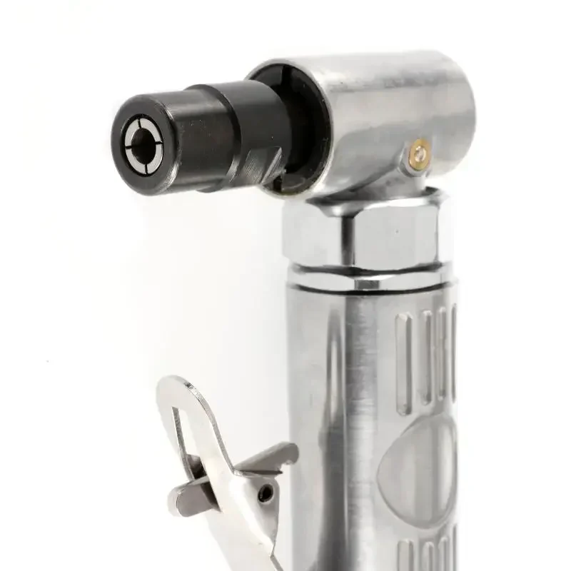 1/4 inch 90 Degree Grinder Micro Air Die Grinder Tool Grinding Machine Polisher Mill Engraving Machine with Sanding Discs Kit