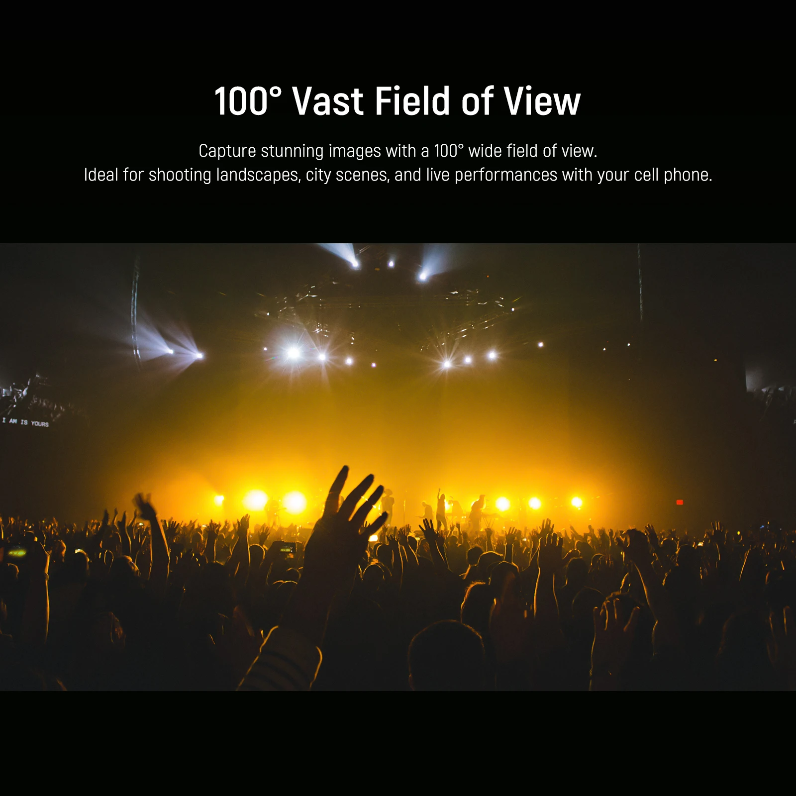 NUEVAJUDA HD 18mm 100 °   Lente gran angular con adaptador de lente de 17 mm Ampliación 0,5X para iPhone Samsung Phone Cage Rig