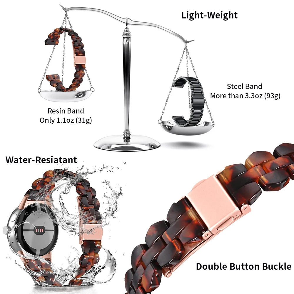Resin Strap For Google Pixel Watch 2 Women Watchband Waterpoof Bracelet For Google Pixel Watch Correa Colorful Bands Accessorie