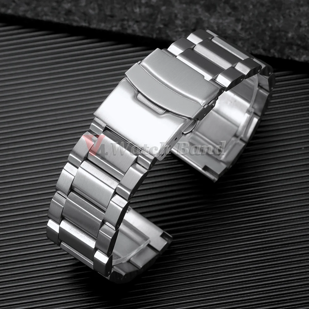 18mm 19mm 20mm 21mm 22mm 24mm 25mm Luxus-Uhrenarmband aus massivem Edelstahl für Seiko-Uhren, universelles Armband-Zubehör – Detail 3