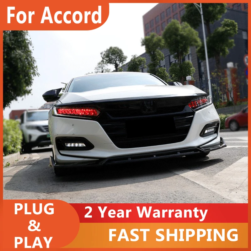 

ALL LED Head Lamps For Honda Accord G10 2018-2021 Headlights LED Daytime Running Light+Dynamic turn signal+Low Beam+High Beam