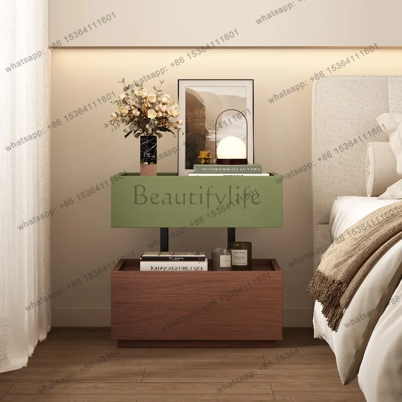 FG Organizer Modern Nightstand Storage Luxury Drawers Bedroom Mobile Coffee Bedside Table Cabinets Mesa De Noche Trendy Furnitur