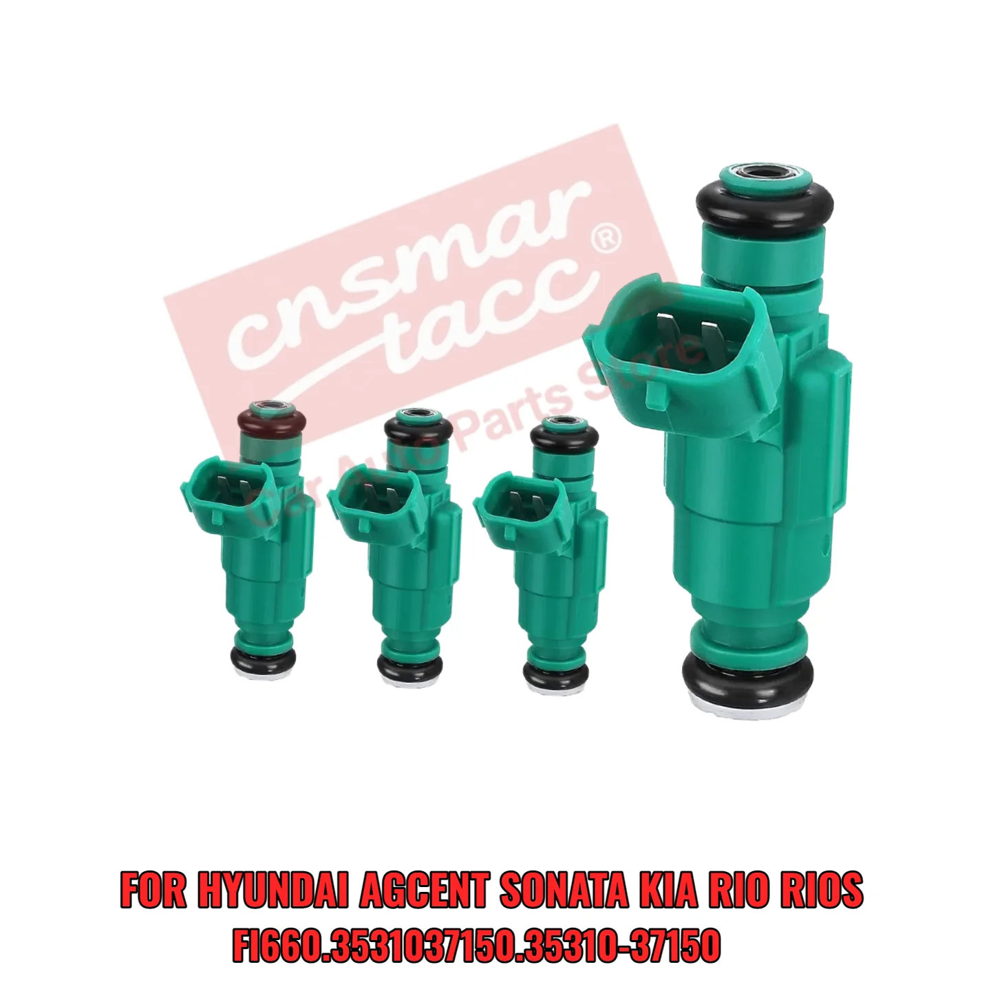 

4PCS Fuel Injectors for Hyundai Sonata Santa Fe for Kia Rio Tucson for Dodge 3531037150 FJ660 Direct Fit