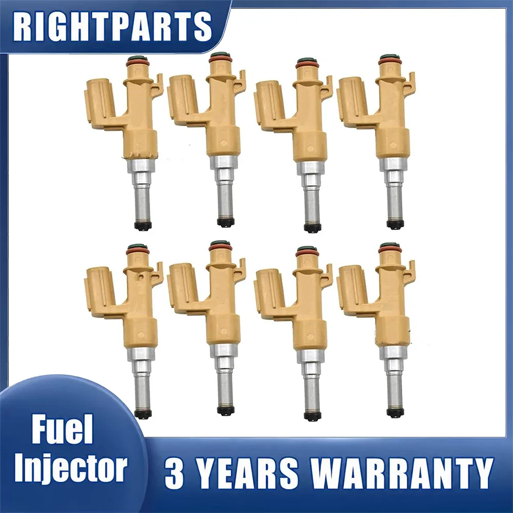 8Pcs 23250-0S020 842-12349 Fuel Injector for Toyota Tundra 4.6L 5.7L V8 2010-2019 Sequoia Land Cruiser Lexus GX460 LX570