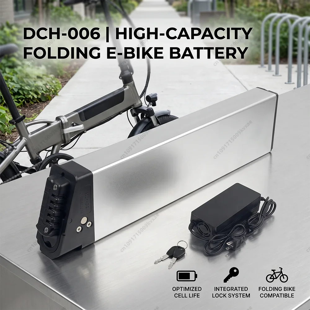 for Wallke GS-3.0 Foldable E-Bike Battery 48 Volt 14Ah DCH-006 Integrated Cell 30A BMS for Lectric XP Step Over 1.0 2.0 Motor